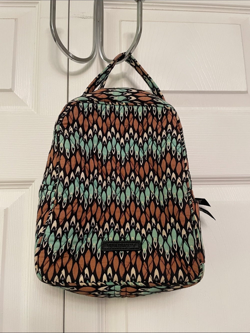 Vera Bradley SIERRA STREAM Quilted Insulated Lunch Bag Great Condition